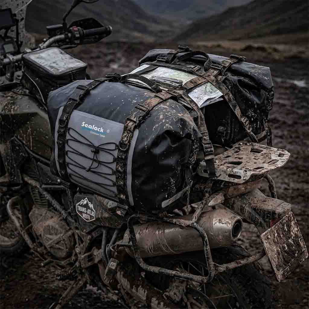 最高の防水バイク用バッグ: ADV パッキングとストラップダウンの物理学