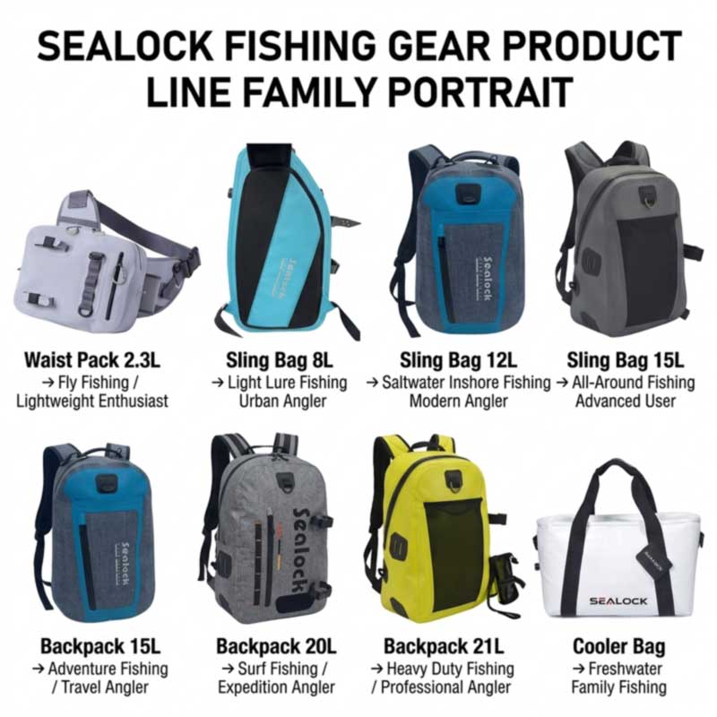 卸売バイヤー向けの OEM 防水フィッシングバッグ