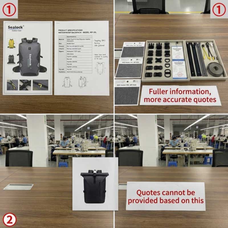 防水バッグの注文開始: MOQ、価格、ロゴのカスタマイズへの回答
