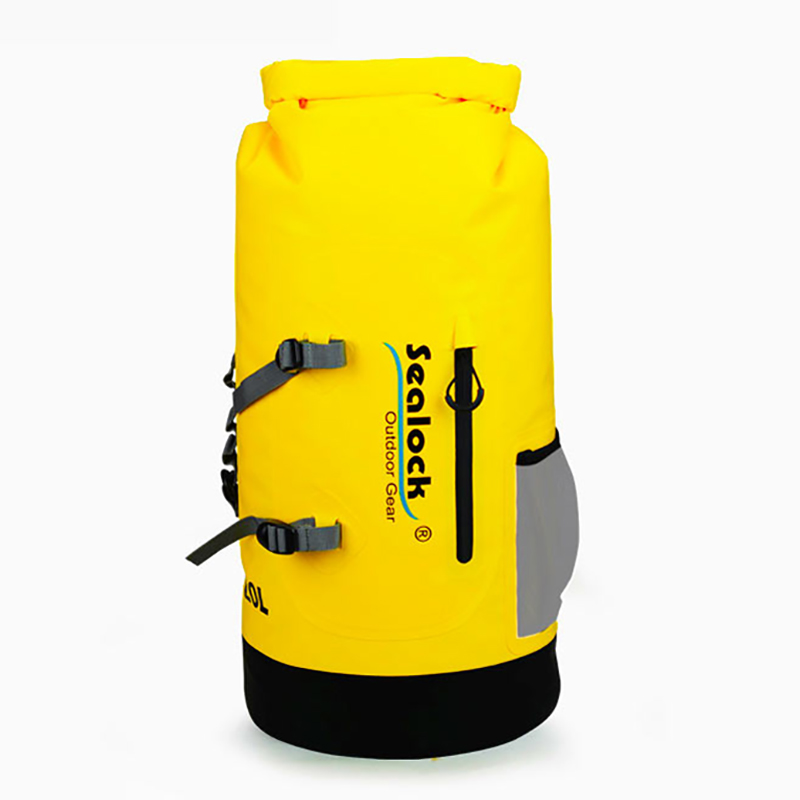 20L / 28L ロールトップ防水バックパック、フロント防水ポケット付き