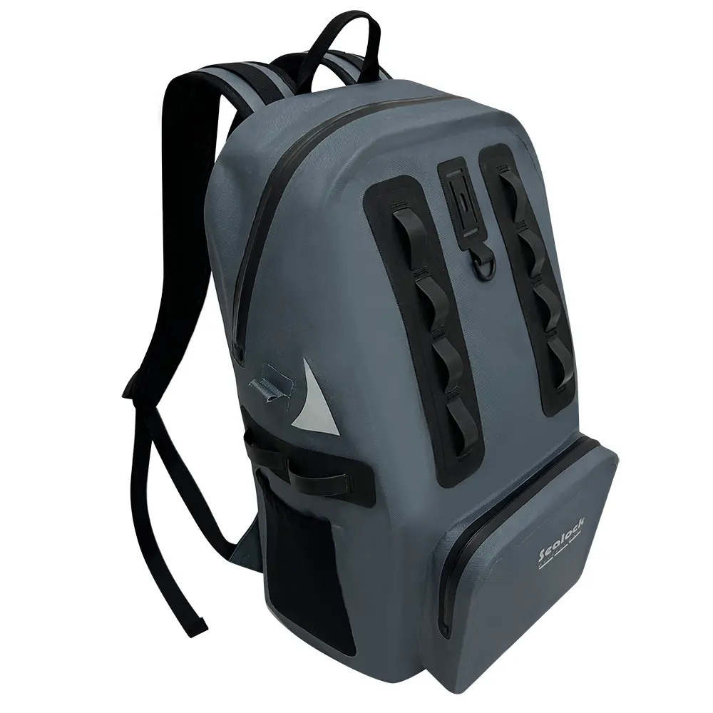 フロント防水ポケット付き 25L 防水通勤用バックパック